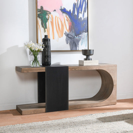 Danica Solid Wood Rectangle Console Table