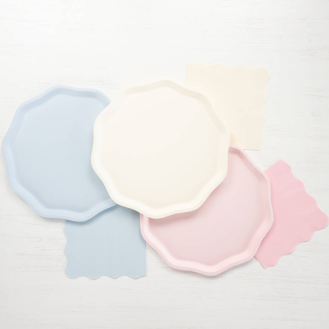 Sky Blue Compostable Dinner Plates