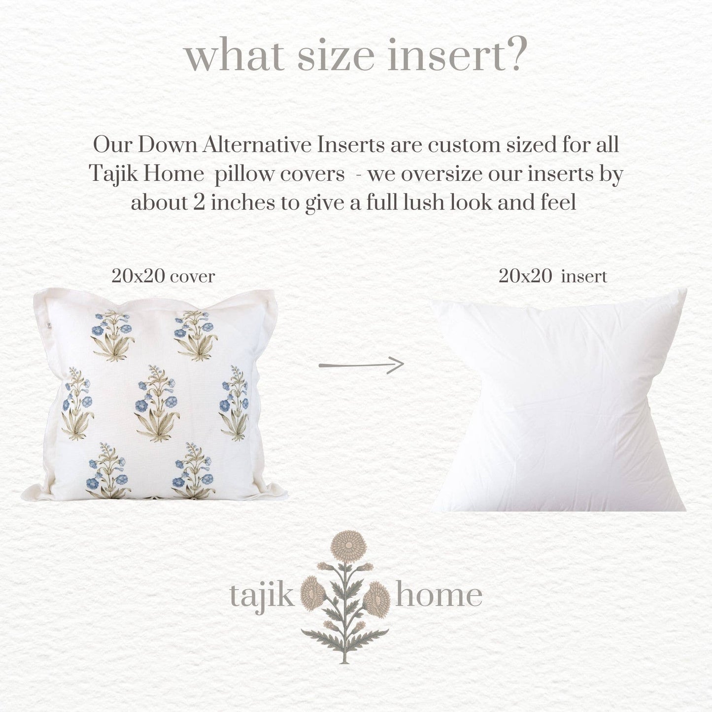 Down Alternative Pillow Inserts - Made in Massachusetts