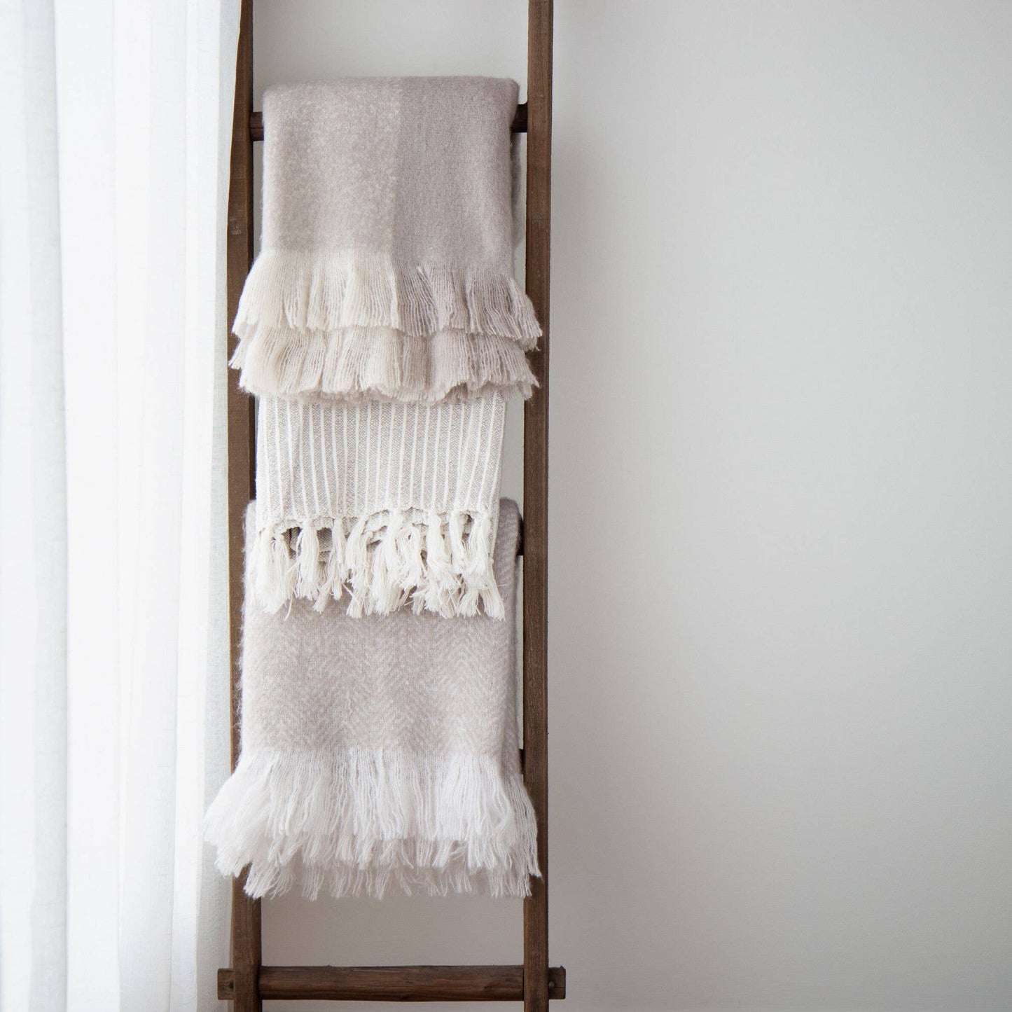 Blake Cotton Striped Throw Blanket