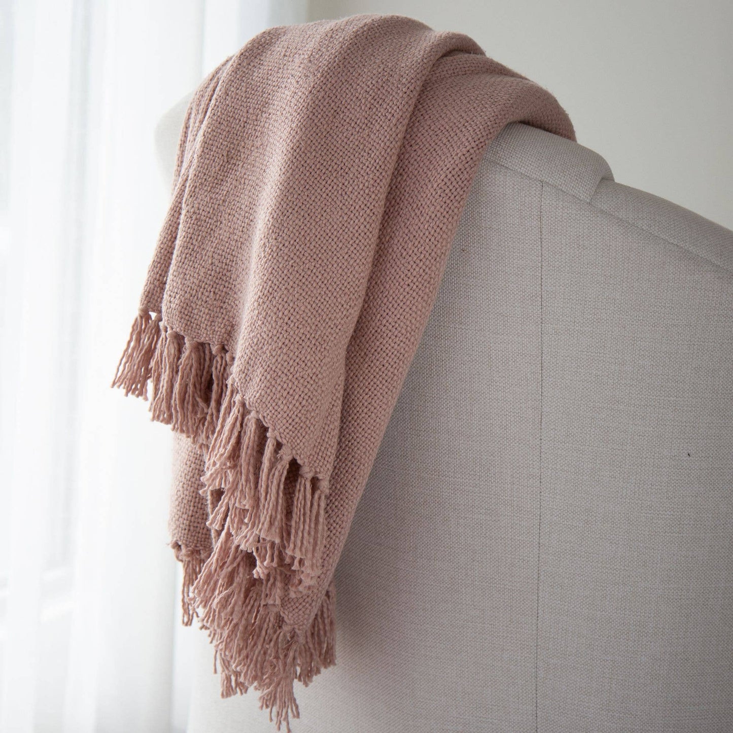 Darby Fringe Throw Blanket