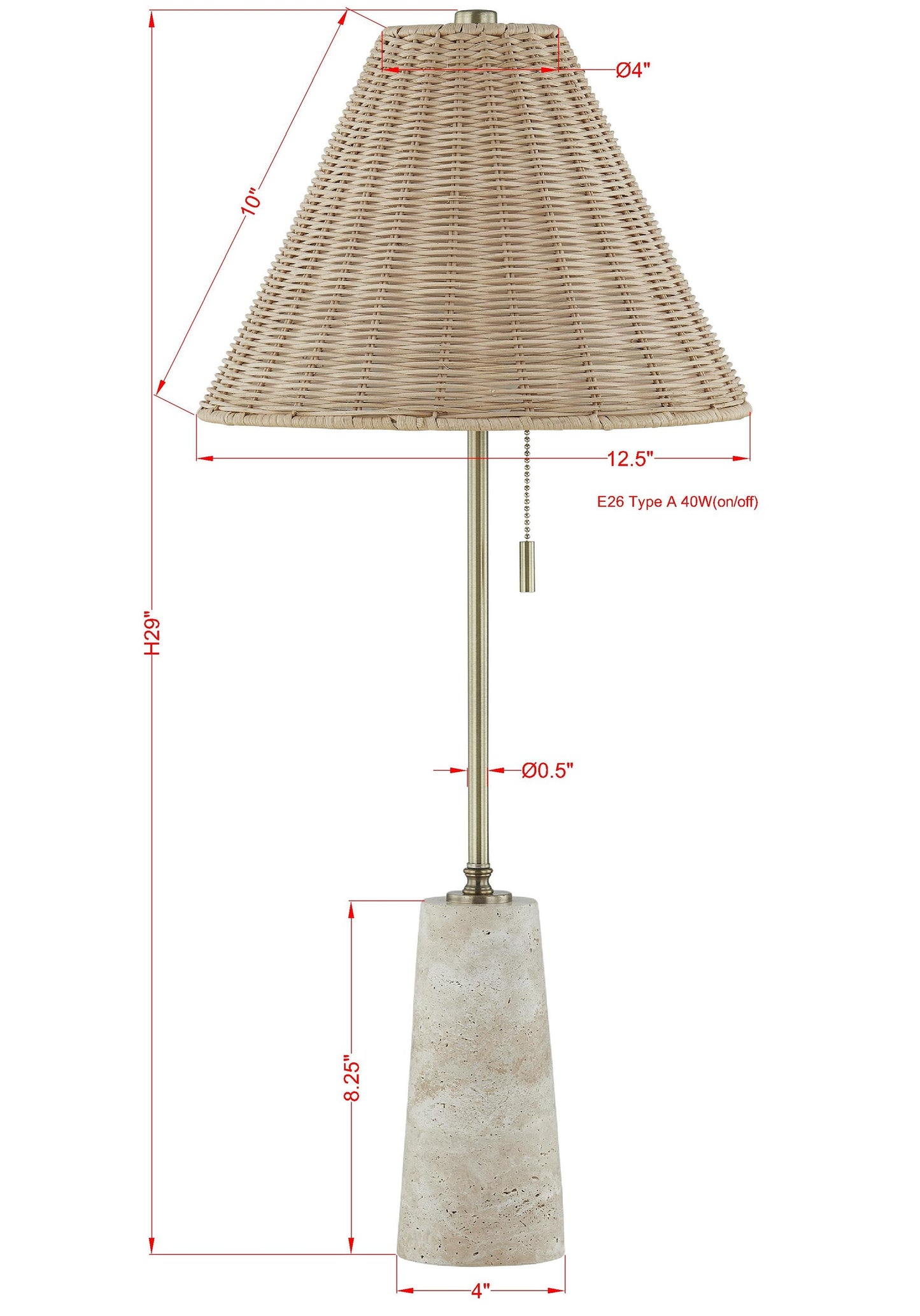 Lorraine Buffet Lamp