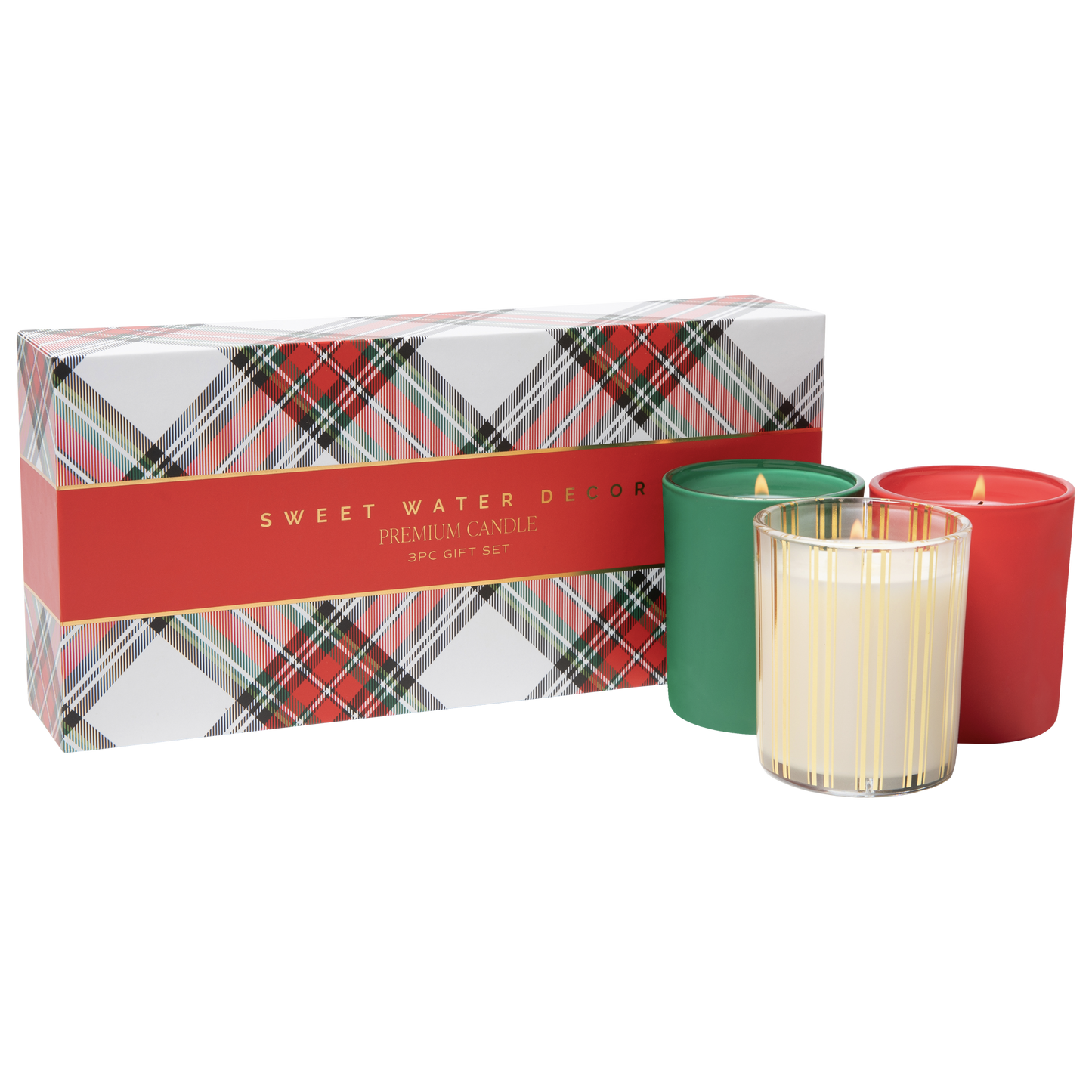 Soy Christmas Candle Gift Box Set