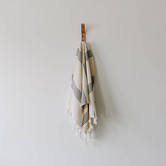Turkish Cotton Hand Towel - Multi Stripe
