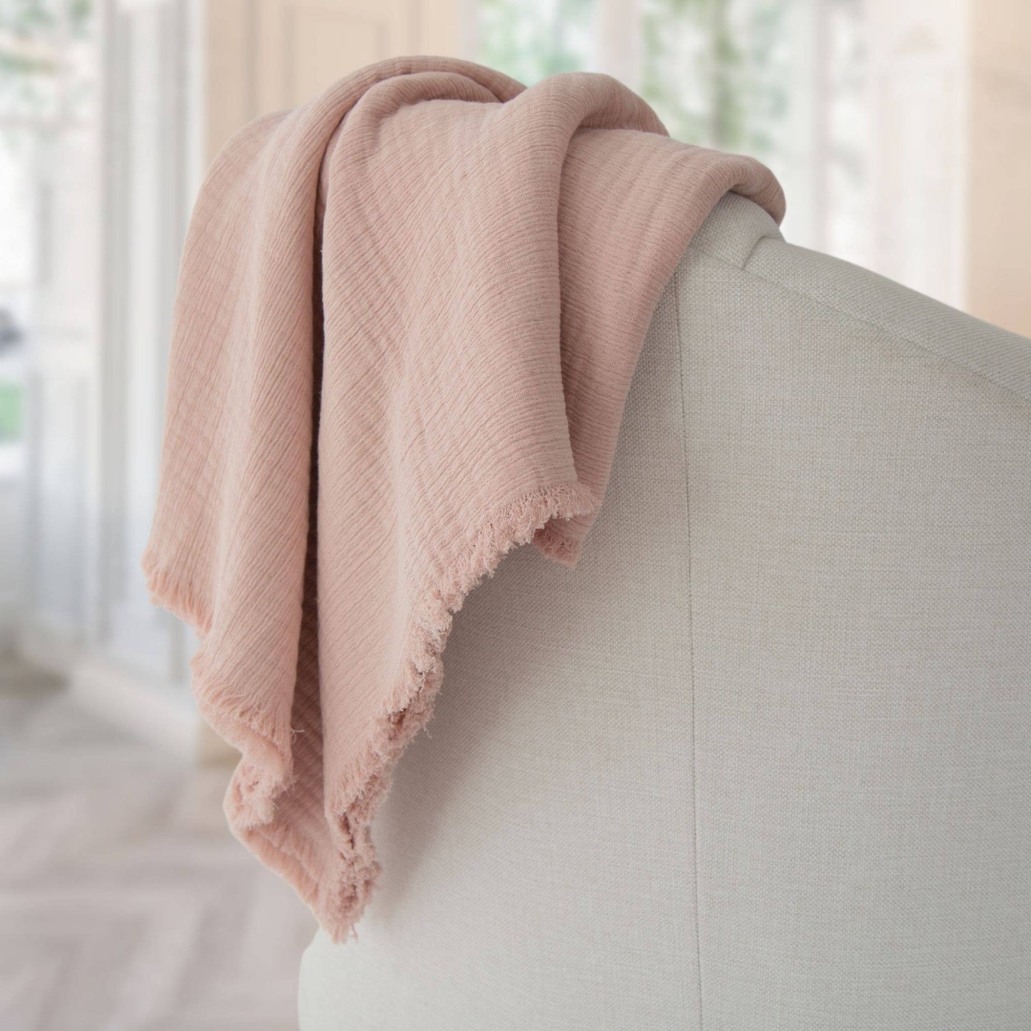 Evie Gauze Cotton Throw Blanket