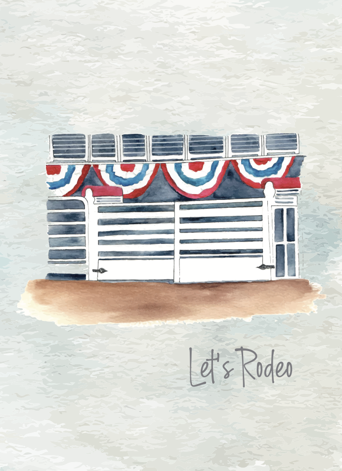 Let's Rodeo Playing Cards