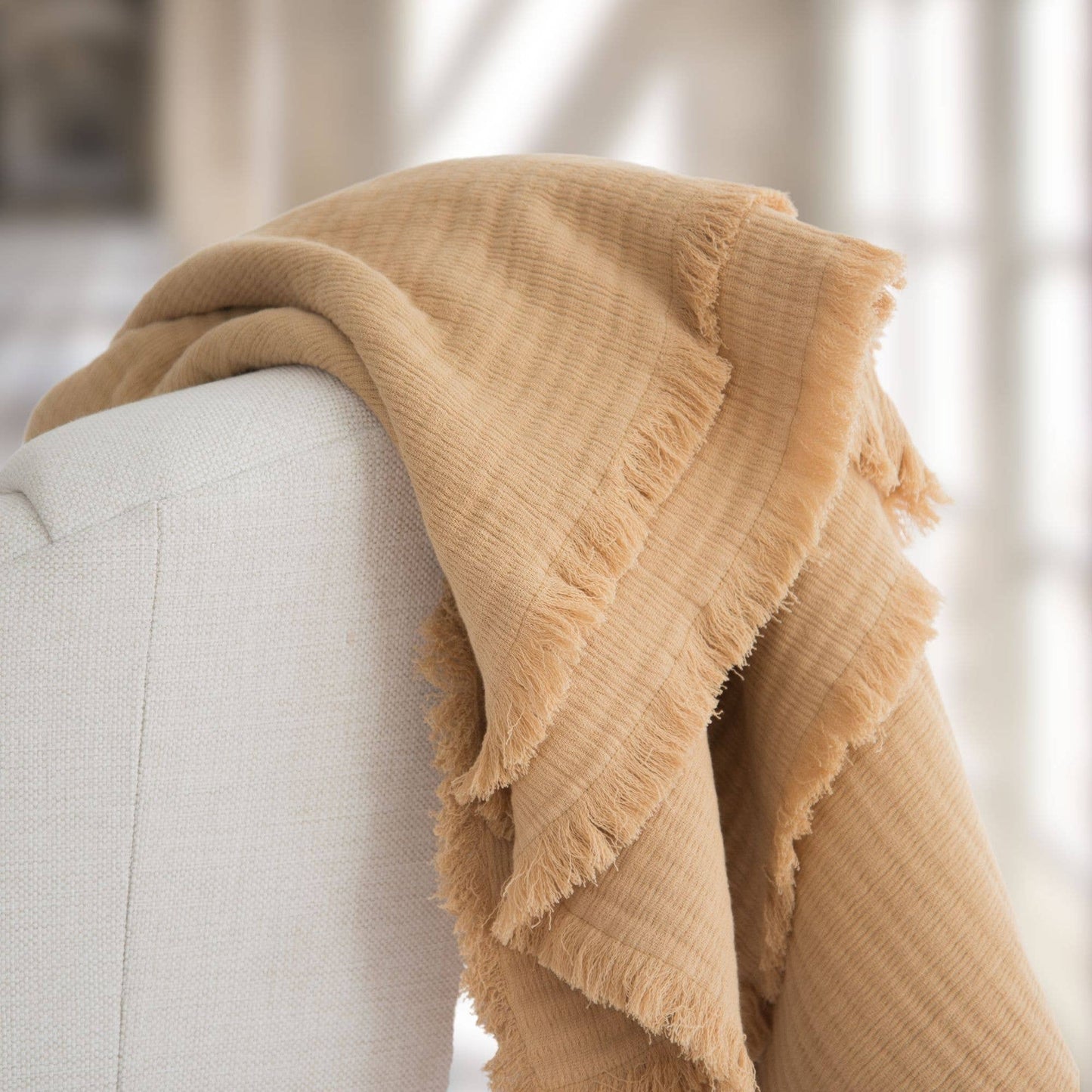 Evie Gauze Cotton Throw Blanket