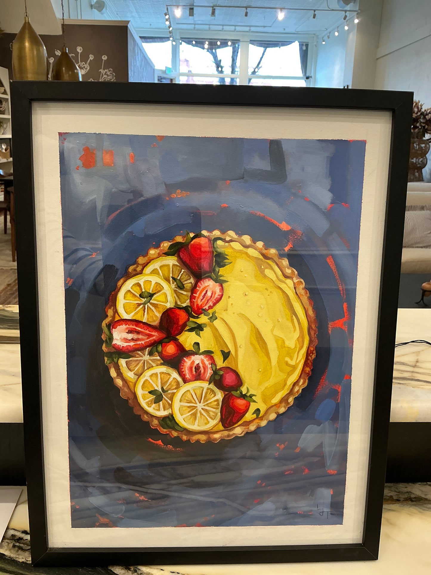 Lemon Tart Painting