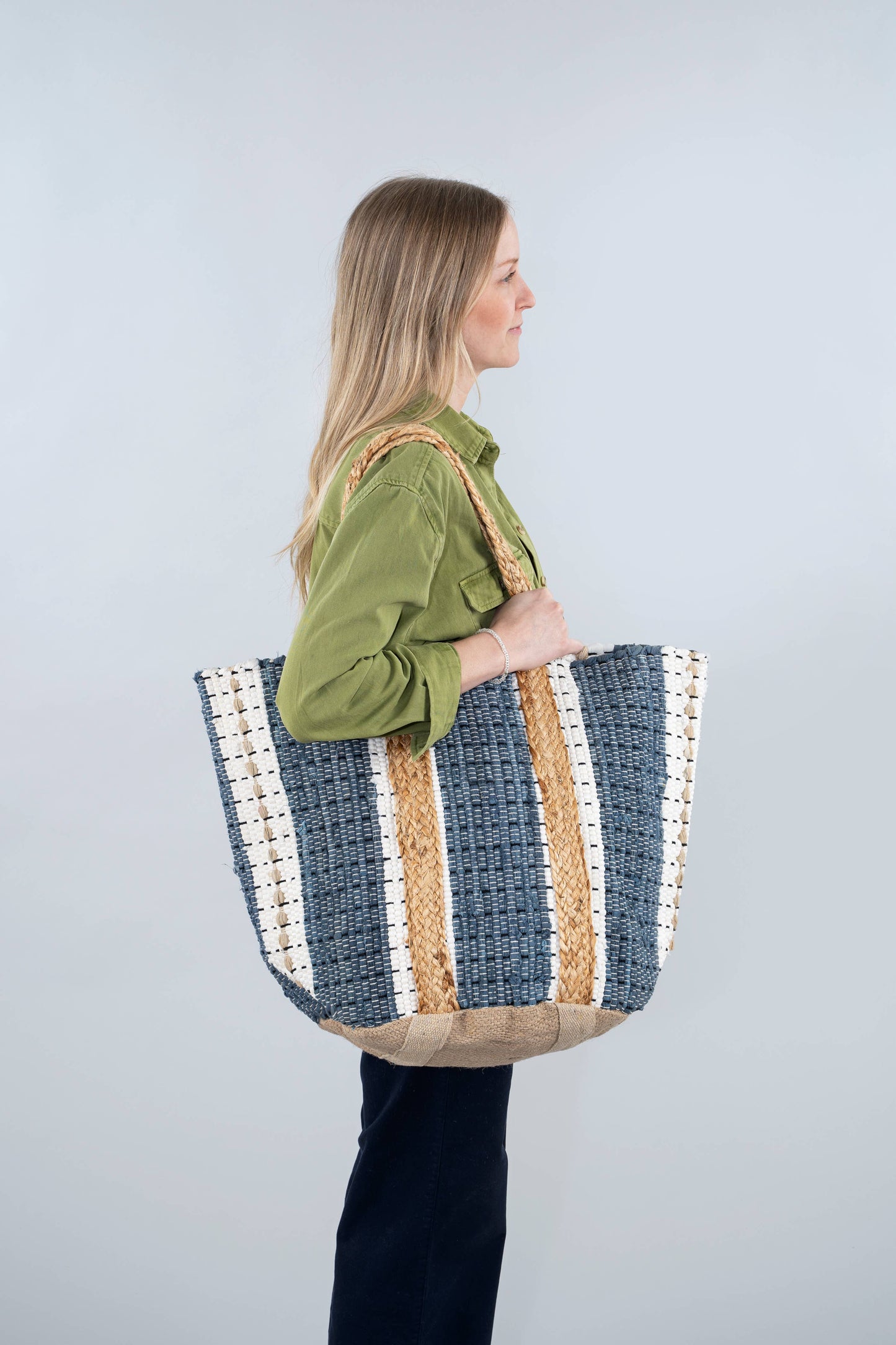 Tahoe Basket Tote - Denim