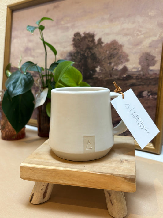 Handcrafted Stoneware Clay Mug