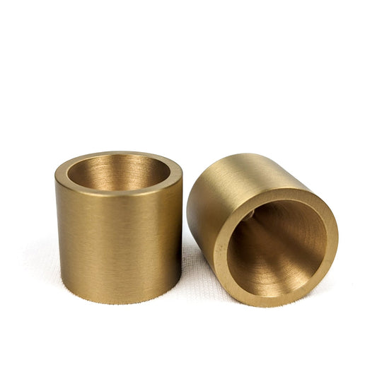 Thin Taper Candle Holder - Solid Brass
