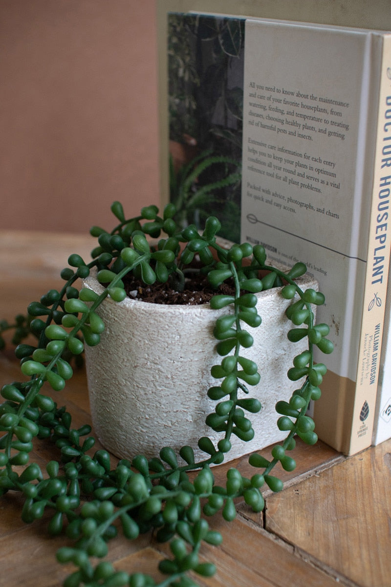 Concrete Bookend Planters - Set of 2