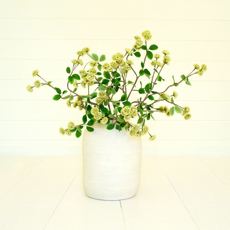 Pompon Green Florals