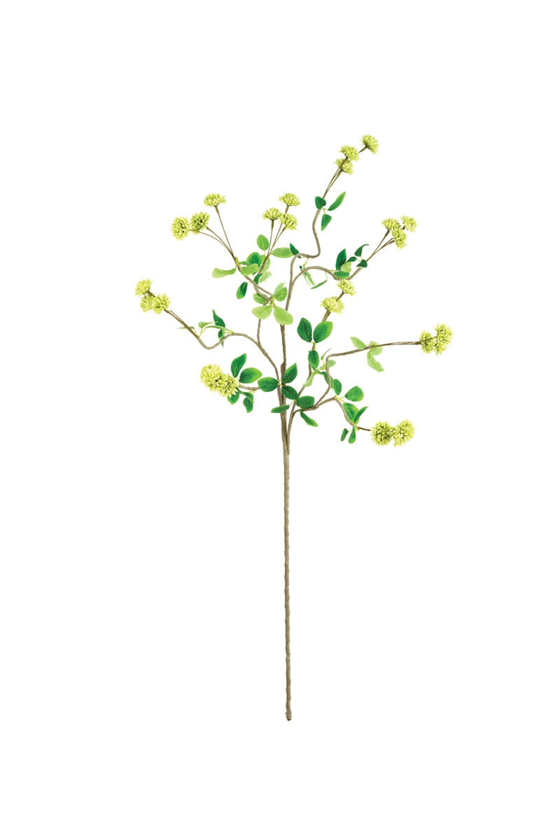 Pompon Green Florals