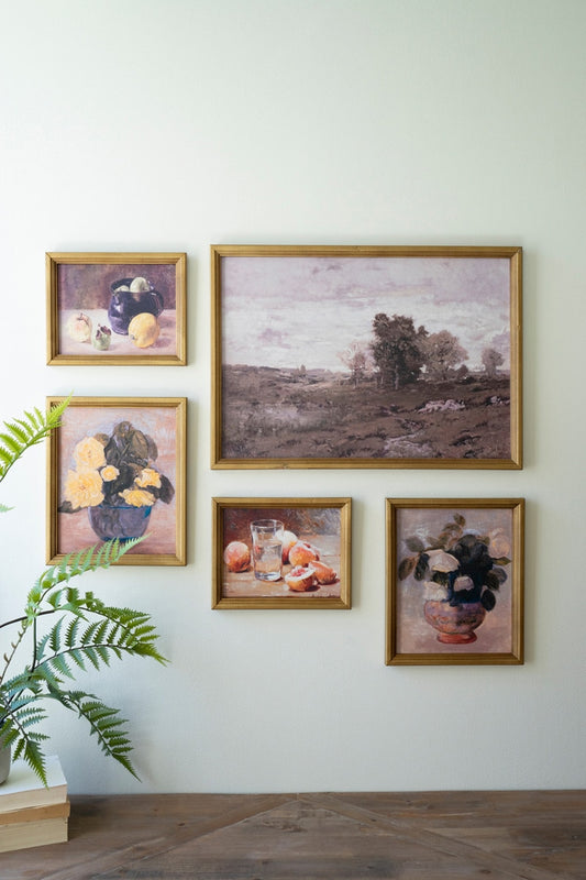 Framed Vintage Prints - 5 Styles