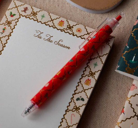 Christmas Argyle Notepad