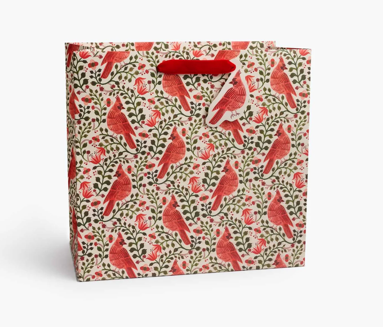 Christmas Cardinals Gift Bag