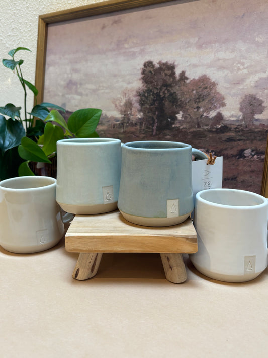 Handcrafted Stoneware Clay Mug