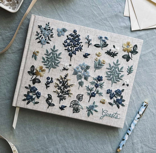 Wildwood Embroidered Guest Book