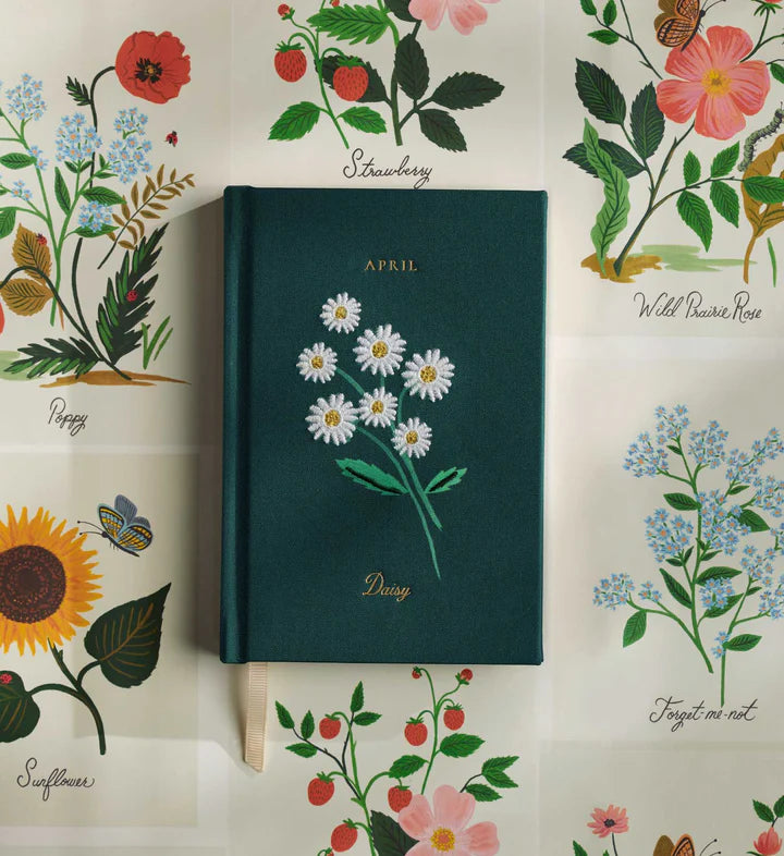 Birth Month Mini Embroidered Journal