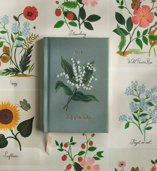 Birth Month Mini Embroidered Journal