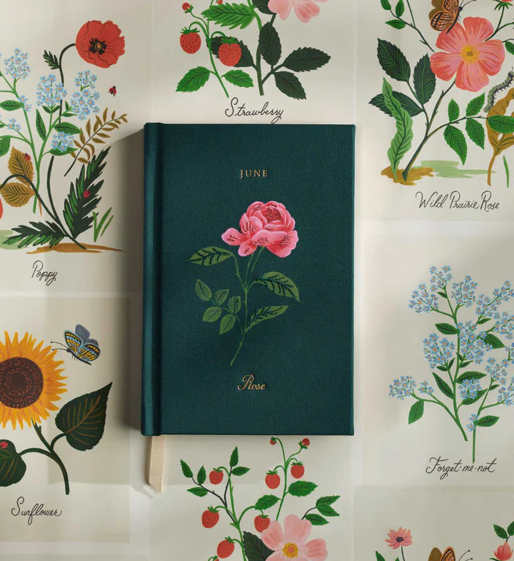 Birth Month Mini Embroidered Journal