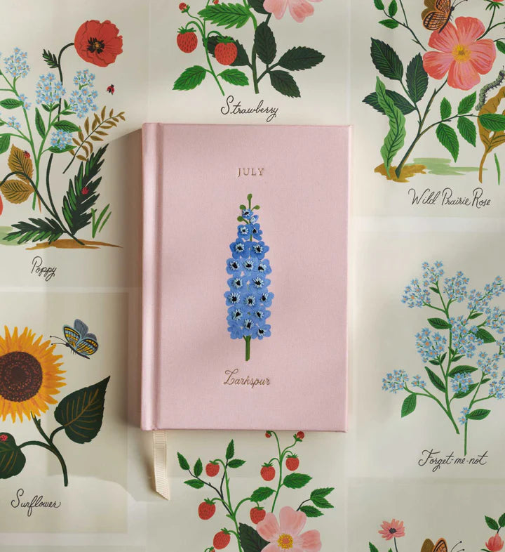 Birth Month Mini Embroidered Journal