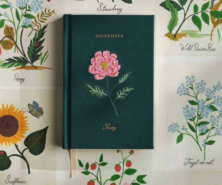 Birth Month Mini Embroidered Journal