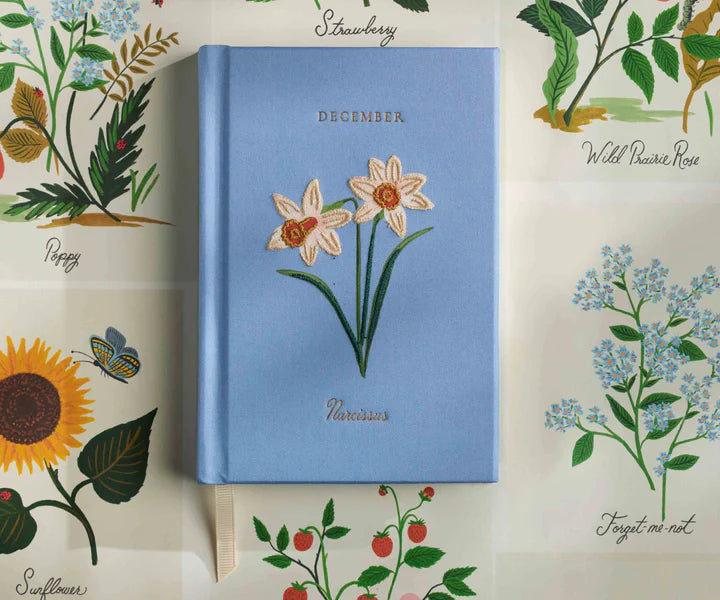 Birth Month Mini Embroidered Journal