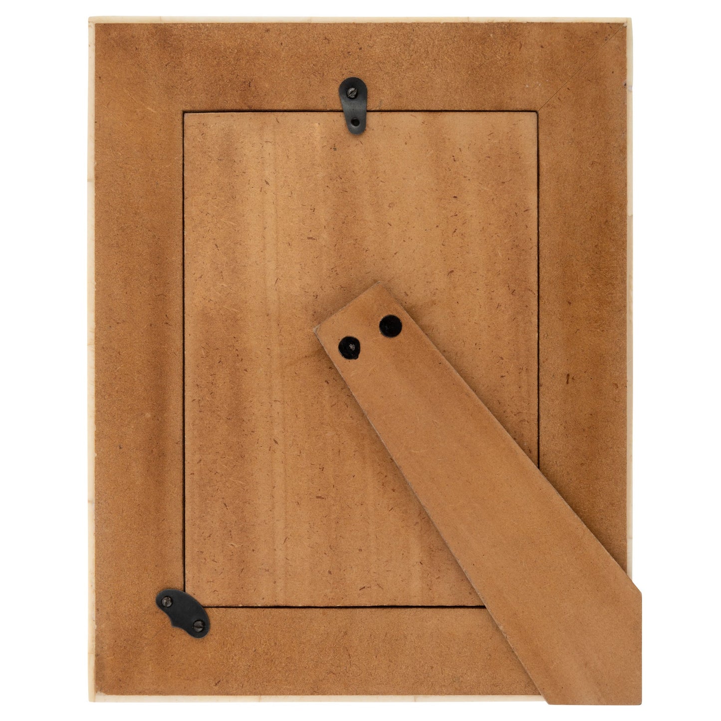 Natural Bone Picture Frame B&W Organic Striped Rec