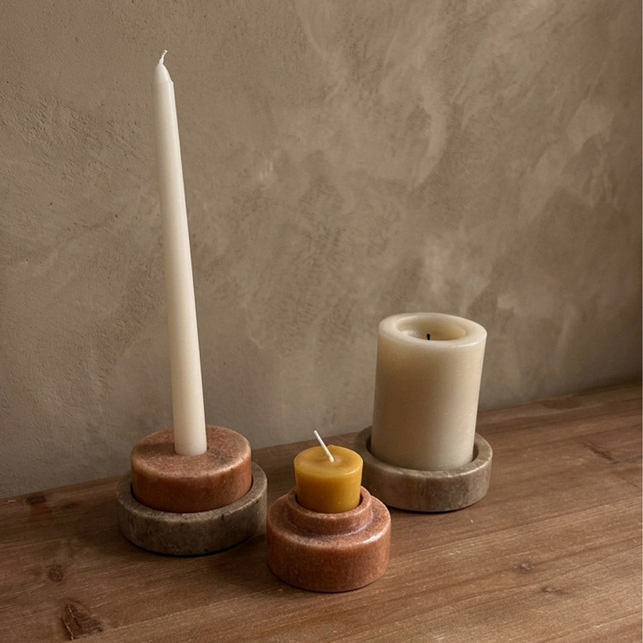 Combination Tea Light/Taper/Pillar Holder - 2 styles