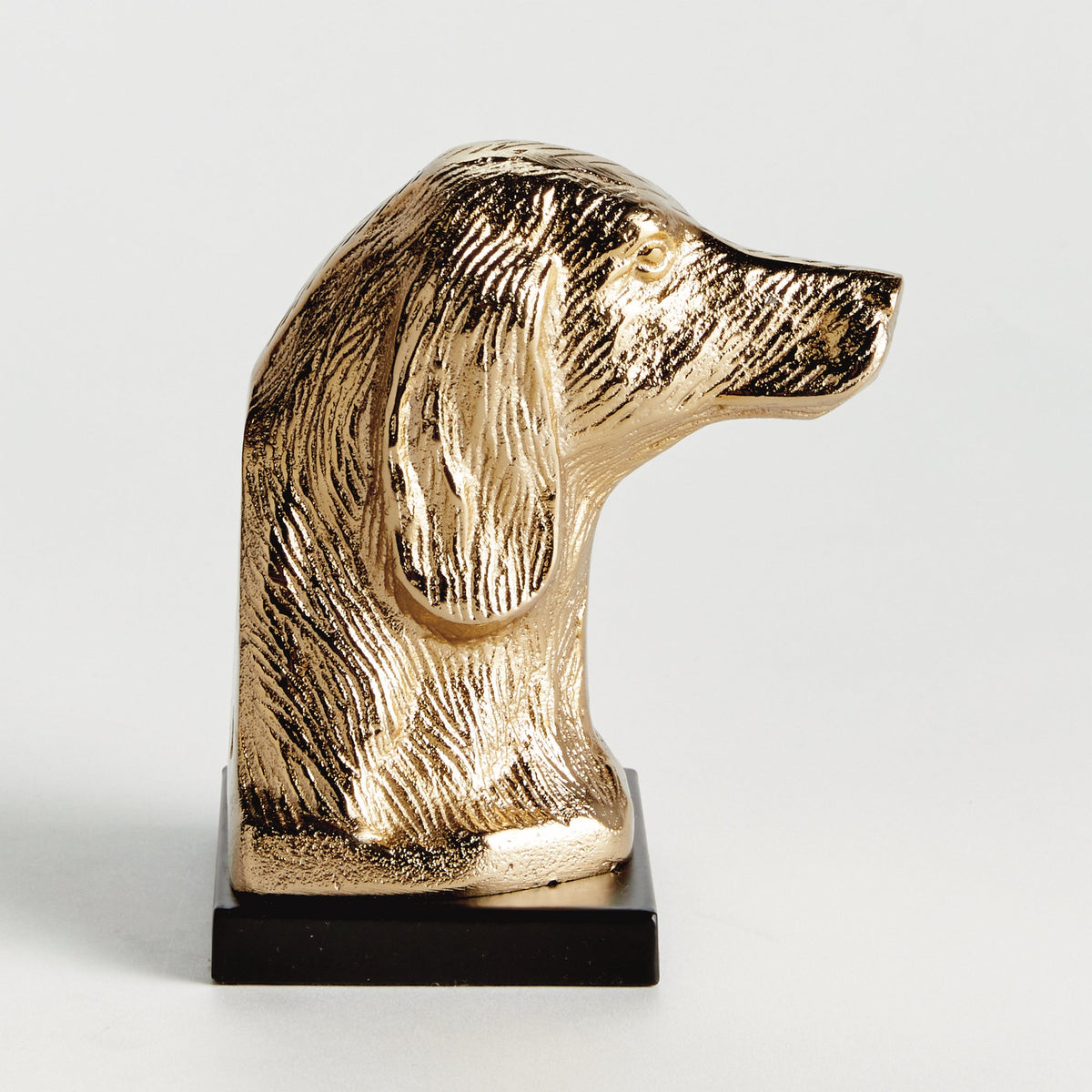 Distinguished Dog Bust Sculpture