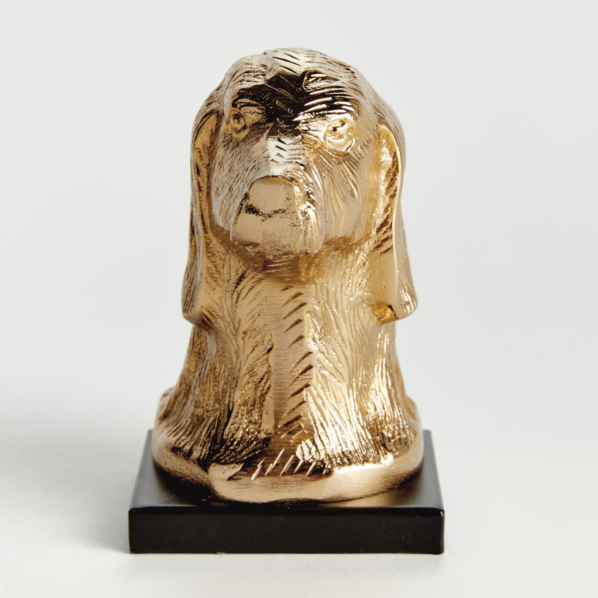 Distinguished Dog Bust Sculpture