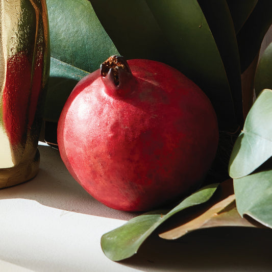 Faux Pomegranate 4"
