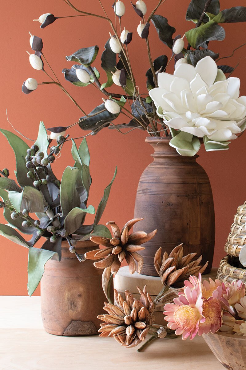 Mango Wood Urns