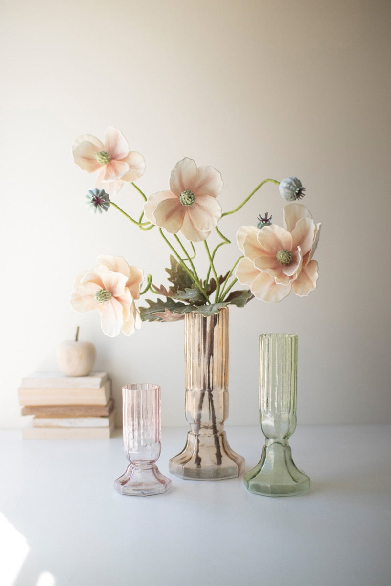 Fluted Glass Vase