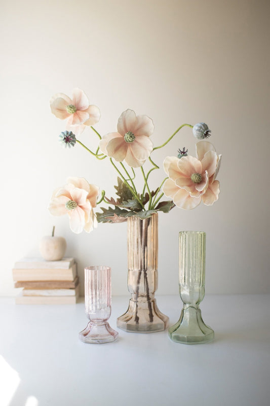 Fluted Glass Vase