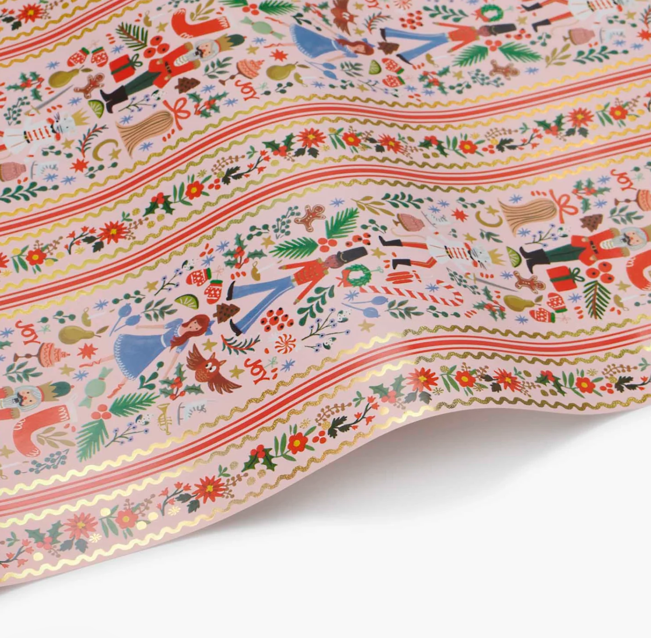 Holly Jolly Nutcracker Continuous Wrapping Roll