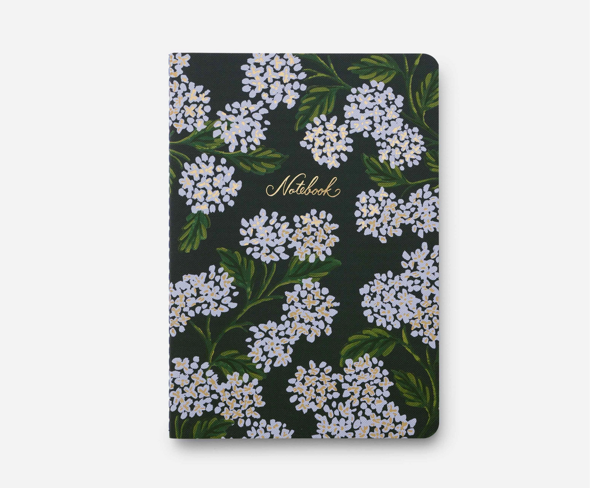 Hydrangea Notebooks - Assorted Set of 3