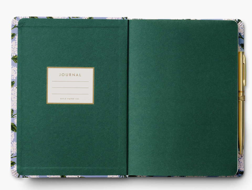 Hydrangea Journal with Pen