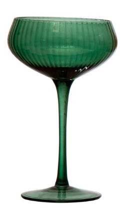 Stemmed Champagne Coupe Glass - 4 Colors