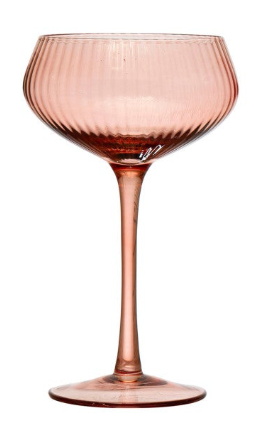 Stemmed Champagne Coupe Glass - 4 Colors