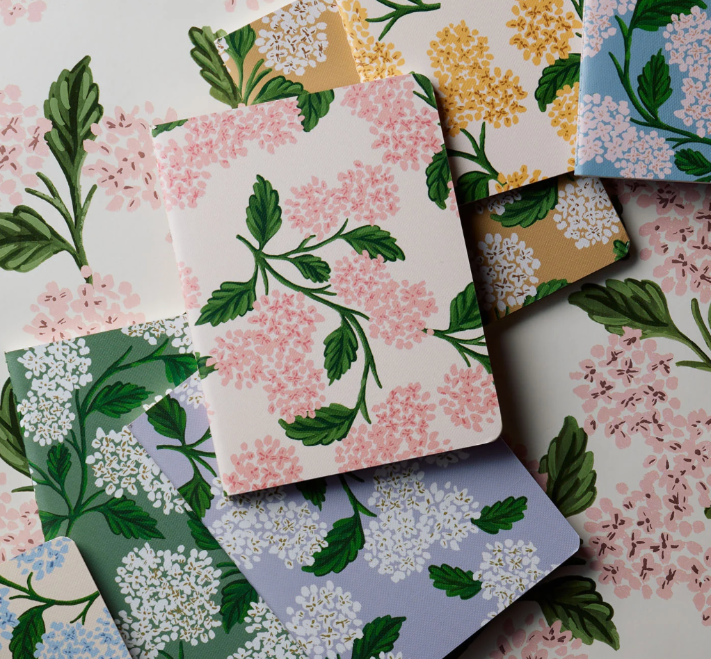 Hydrangea Pocket Notebook Boxed Set