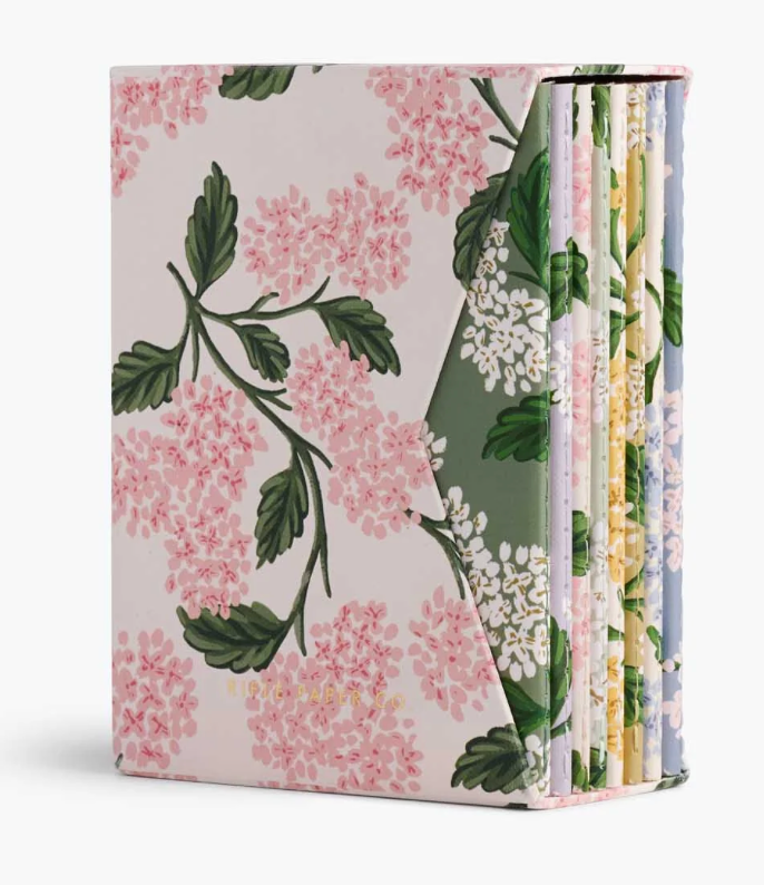 Hydrangea Pocket Notebook Boxed Set
