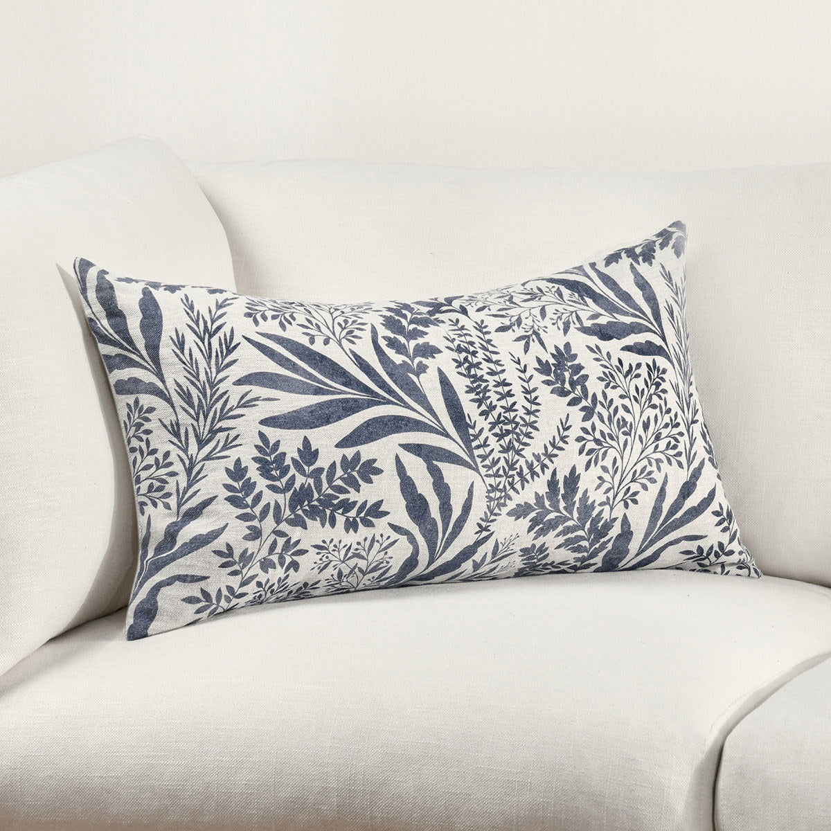 Mulberry Pillow - Denim Blue 14"x26"