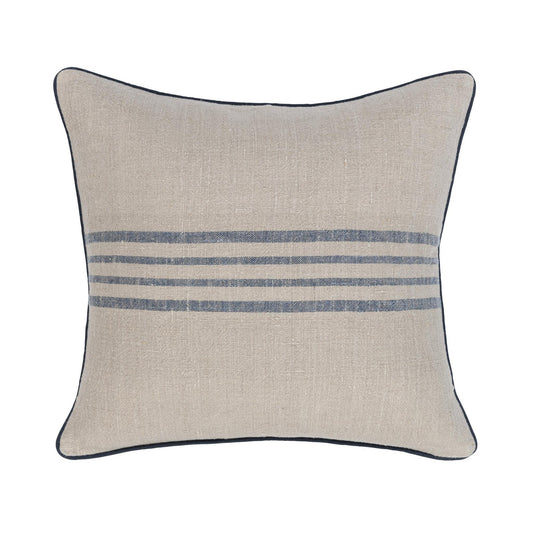 Newport Natural/Navy Pillow - 2 Sizes