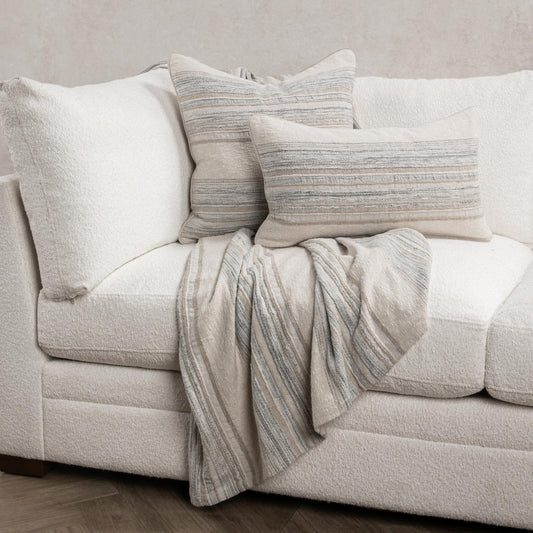 Rockport Throw  50x70 - Ivory Multi