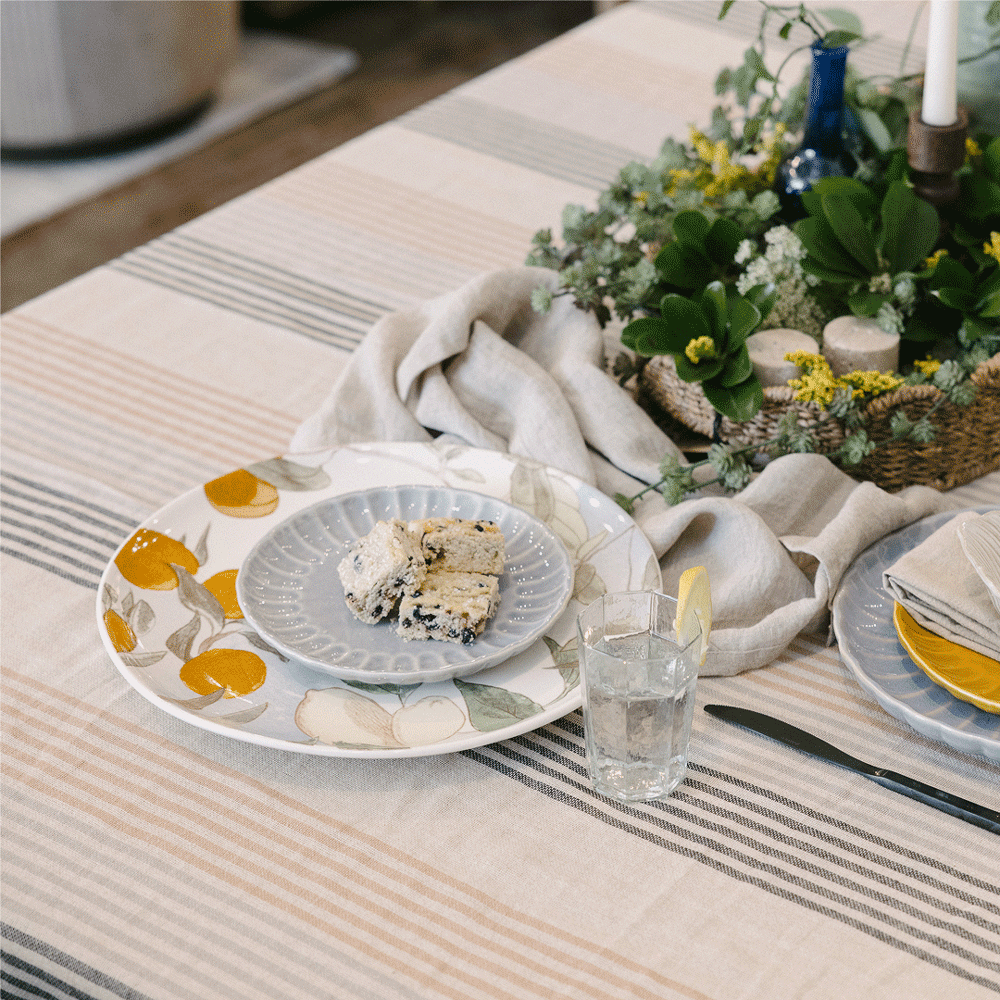 Woven Cotton Double Cloth Yarn Dyed Tablecloth