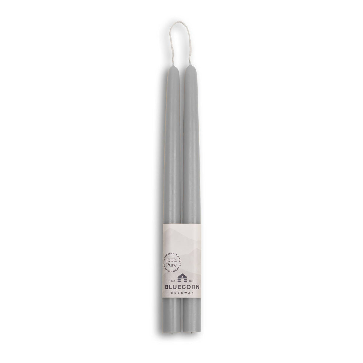 Thick Beeswax Taper Candles - Set of 2