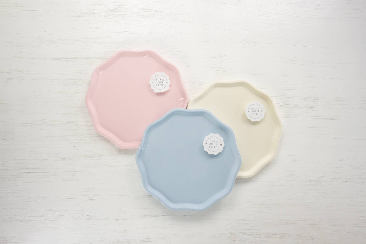 Sky Blue Compostable Dinner Plates